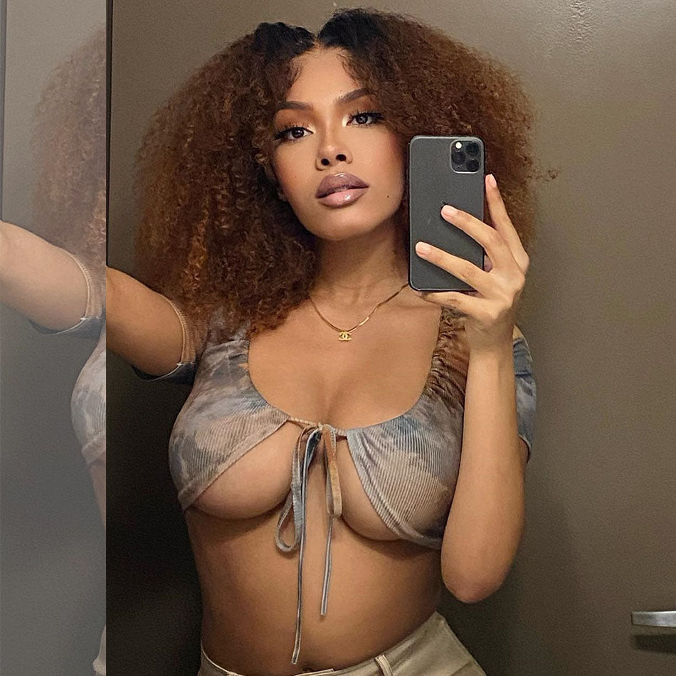 Special Offer ! Znuie Same Ombre Brown Colored 6x5 Glueless Lace Wigs Human Hair Ready To Wear